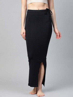 VDIHATA FASHION Black Color Women'S Lycra Stretchable Fishcut Petticoat Shapewear Underskirt Lycra Blend Petticoat(S)