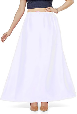 SPRY WORLD S Moss White Satin Blend Petticoat(Free)