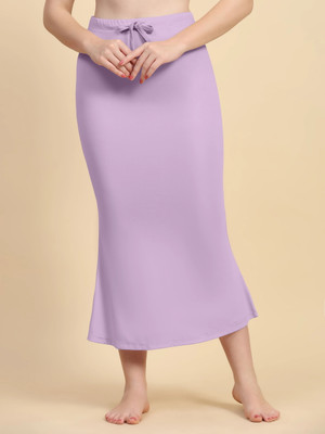Trendmalls P01-PalePurple Lycra Blend Petticoat(5XL)