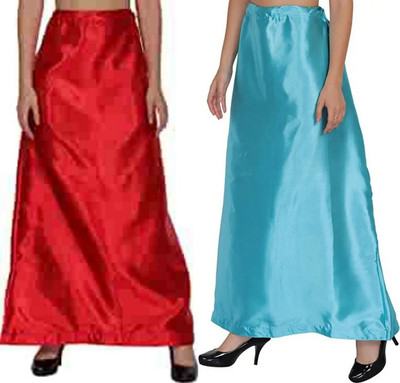 MR VIHAAN FK-COMBO SATIN PETTICOAT ST87 Pure Satin Petticoat(Free)