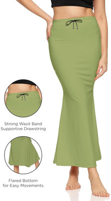 Woo THiNG Lycra blend Saree Shapewear Petticoat Lycra Blend Petticoat(L)