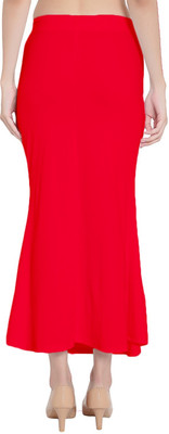 Chandan Tex Fab CTF-P-Red Lycra Blend Petticoat(XL)