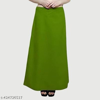manidhari fab tex petticoat_olive_01 Pure Cotton Petticoat(Free)