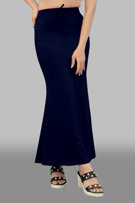 KERMIT S.H.FishCut_Navy Blue_XXL_Saree Shapewear shapewear petticoat For saree Lycra Blend Petticoat(XXL)