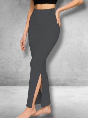 DSV ENTERPRISES Shapeware Dark Grey M0932 Lycra Blend Petticoat(M)