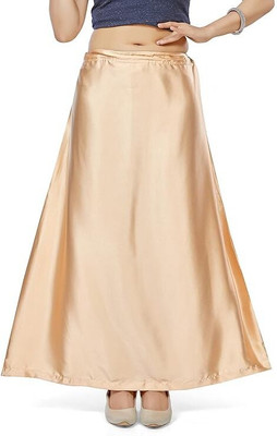 RTI GROUP Women Readymade Satin Saree Petticoat, Underskirt for Sarees Satin Blend Petticoat(Free)