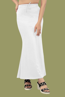Ozberk Creation dp.._Fish_White_XXL_Saree Shapewear shapewear petticoat For women Lycra Blend Petticoat(XXL)