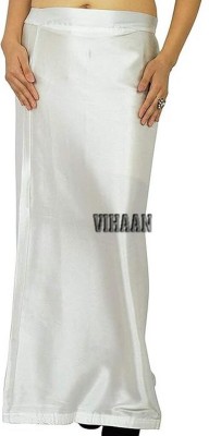 VIHAAN White satin q2 Pure Satin Petticoat(Free)