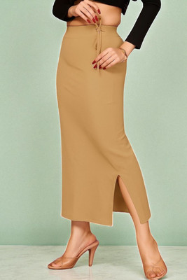 DSV ENTERPRISES Shapeware Gold M0074 Lycra Blend Petticoat(XXL)