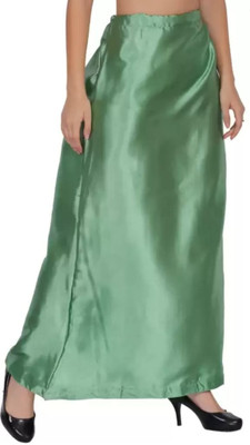 RRR FASHION Satin pista petticoat Satin Blend Petticoat(Free)