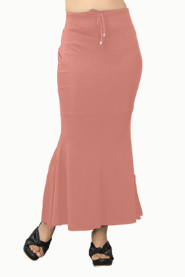 Ozberk Creation PAR.__Fish_peach_M_Saree Shapewear shapewear petticoat For women Lycra Blend Petticoat(M)