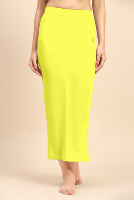 Trendmalls New.P02-Yellow Lycra Blend Petticoat(S)