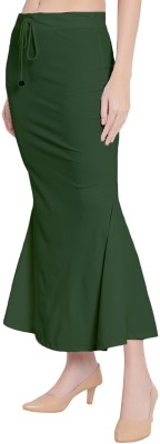 Chandan Tex Fab CTF-P-Dark Green Lycra Blend Petticoat(M)