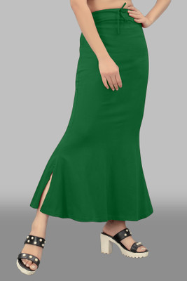keshav piya fab FK D Gren Fishskurat L Lycra Blend Petticoat(L)