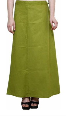 MHD FASHION LIGHT GREEN PETTICOAT Pure Cotton Petticoat(XL)