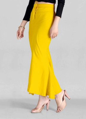VISISTA 1-HOC_PC_FLARE_3109_LEMON_YELLOW_D Lycra Blend Petticoat(M)