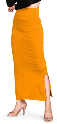 HOC ALY-1112-PTCT-MUSTARD-2XL Lycra Blend Petticoat(XXL)