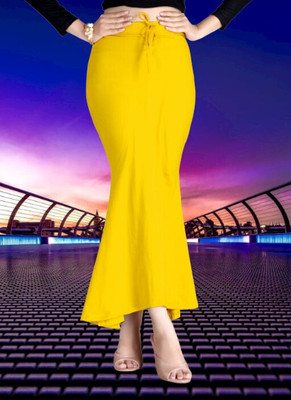 HOC FISH CUT L.YELLOW._*/01 L XXL Lycra Blend Petticoat(XXL)