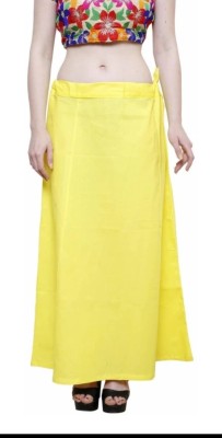 FD fashion Yellow petticoat Pure Cotton Petticoat(XL)