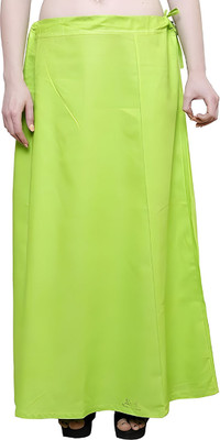 TrendingTrading Dhani Green Cotton Saree Petticoat Shapewear for Women Pure Cotton Petticoat(XXL)