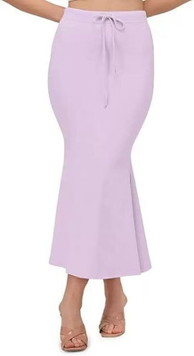 VIDHATA FASHION Purple Perfect Slim Fitting Curvy Body Shapewear Fish Cut Lycra Blend Petticoat Lycra Blend Petticoat(L)