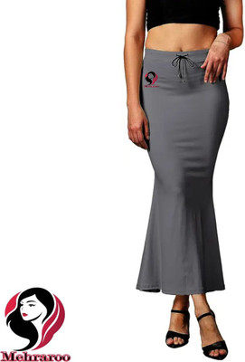 MEHRAROO Lycra blend Saree Shapewear Petticoat Lycra Blend Petticoat(L)