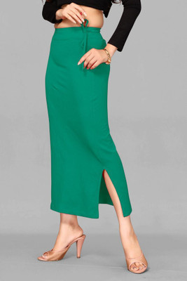 VDIHATA FASHION Green Women'S Lycra Stretchable Fishcut Petticoat Shapewear Underskirt Lycra Blend Petticoat(XXL)