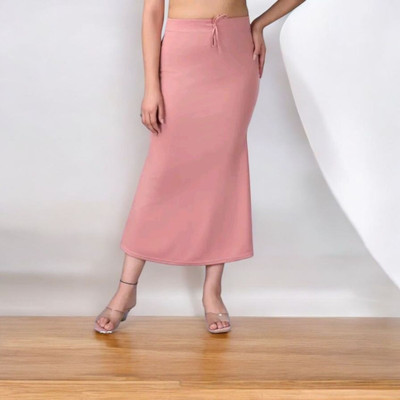 DSV ENTERPRISES Shapeware Peach M0035 Lycra Blend Petticoat(XS)