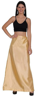 KAVYA DESIGNERS GOLDEN A26 STYLES Pure Satin Petticoat(Free)