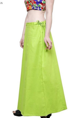 ZIAFASHION Green PURE COTTON@RY17 Pure Cotton Petticoat(Free)