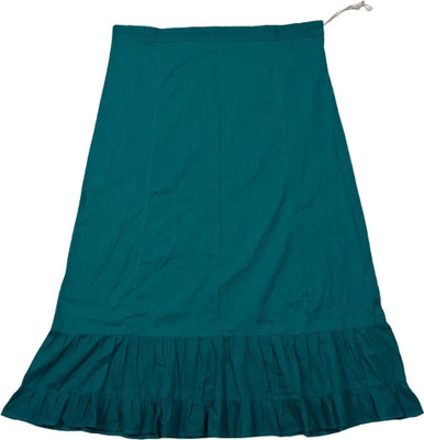 Belizs Deep Teal Pure Cotton Petticoat(XL)