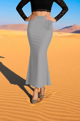 DSV ENTERPRISES Shapeware Light Grey M0080 Lycra Blend Petticoat(XS)