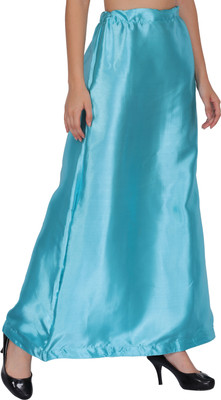 Disson RT-SP11-SKY BLUE Satin Blend Petticoat(Free)