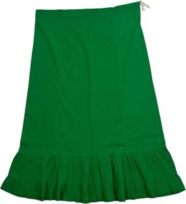 Belizs deep spring green Pure Cotton Petticoat(XL)