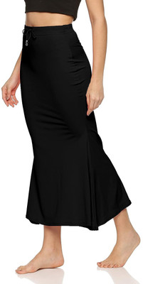 Woo THiNG Sari Shapewear in solid color Lycra Blend Petticoat(Free)