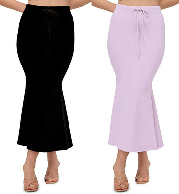 ALYNE BLACK-COMBO-FISHCUT-LAVENDER-BLACK Lycra Blend Petticoat(L)