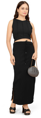 Woo THiNG Aline Sari Shapewear Lycra Blend Petticoat(XL)