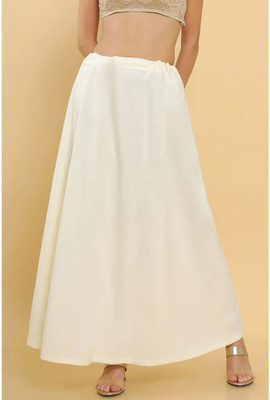 Lootnixx SP_CREAM_S Pure Cotton Petticoat(S)