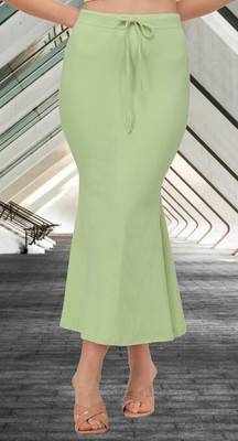 house of common HOC - FISH CUT PISTA._.01 L Lycra Blend Petticoat(L)