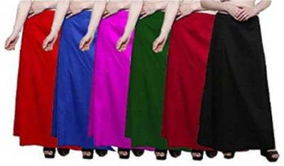 ANANT CREATION pack of 6 combo petticoat Pure Cotton Petticoat(Free)
