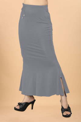 Ozberk Creation B.L.U__Fish_grey_S_Saree Shapewear shapewear petticoat For women Lycra Blend Petticoat(S)