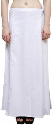 Hjk fashion White colour Pure cotton petticoat for women Pure Cotton Petticoat(Free)