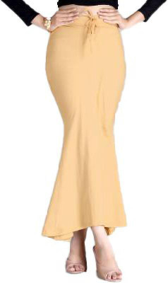 Ozberk Creation AMZX.._Beige_M _sareeAMZX.. shapewear petticoat Lycra Blend Petticoat(M)