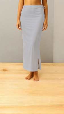 DSV ENTERPRISES Shapeware Light Grey M0098 Lycra Blend Petticoat(XS)