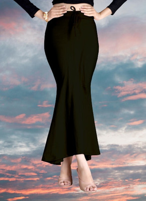 house of common BLACK 0.1S Lycra Blend Petticoat(S)