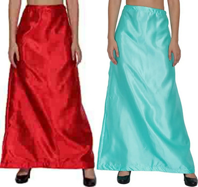 MR VIHAAN FK-COMBO SATIN PETTICOAT ST81 Pure Satin Petticoat(Free)