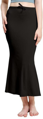 Curvey Lycra Saree Shapewear Petticoat Skirts for Women Shape Wear Dress for Saree Lycra Blend Petticoat(M)