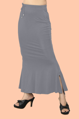 Ozberk Creation SH.__Fish_grey_S_Saree Shapewear shapewear petticoat For women Lycra Blend Petticoat(S)