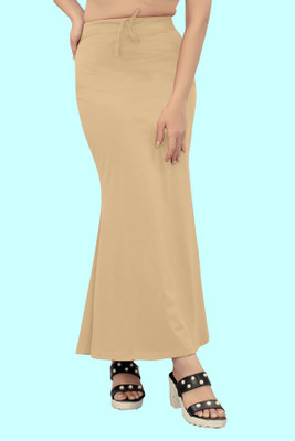 keshav piya fab FUL._Fish_Cream_S_Saree Shapewear shapewear petticoat For Women Lycra Blend Petticoat(S)