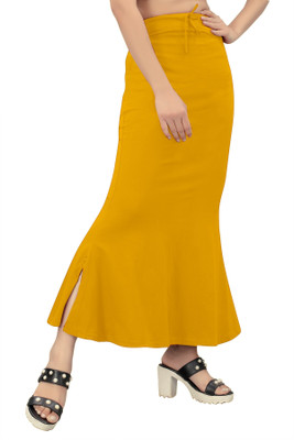 Ozberk Creation ANJ.__Fish_Mustard_M_Saree Shapewear shapewear petticoat For women Lycra Blend Petticoat(M)